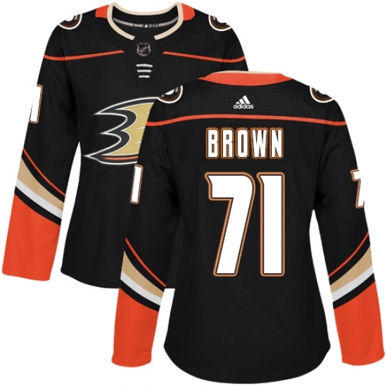 Women's Adidas Anaheim Ducks #71 J.T. Brown Authentic Purple Fights Cancer Practice NHL Jersey Women's Adidas Anaheim Ducks #71 J.T. Brown Authentic Purple Fights Cancer Practice NHL Jersey