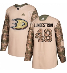 Men's Adidas Anaheim Ducks #48 Isac Lundestrom Authentic Camo Veterans Day Practice NHL Jersey Men's Adidas Anaheim Ducks #48 Isac Lundestrom Authentic Camo Veterans Day Practice NHL Jersey