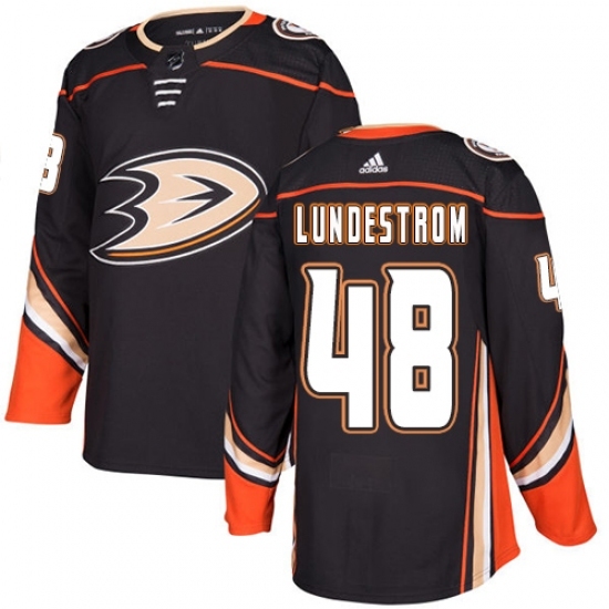 Youth Adidas Anaheim Ducks #48 Isac Lundestrom Authentic Black Home NHL Jersey Youth Adidas Anaheim Ducks #48 Isac Lundestrom Authentic Black Home NHL Jersey