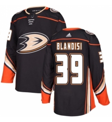 Men's Adidas Anaheim Ducks #39 Joseph Blandisi Authentic Black Home NHL Jersey Men's Adidas Anaheim Ducks #39 Joseph Blandisi Authentic Black Home NHL Jersey