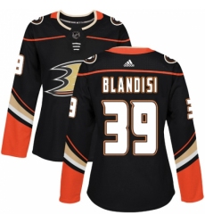 Women's Adidas Anaheim Ducks #39 Joseph Blandisi Authentic Black Home NHL Jersey Women's Adidas Anaheim Ducks #39 Joseph Blandisi Authentic Black Home NHL Jersey