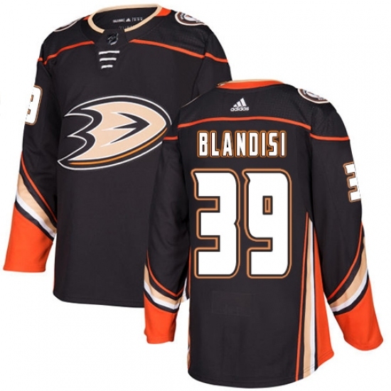 Youth Adidas Anaheim Ducks #39 Joseph Blandisi Authentic Black Home NHL Jersey Youth Adidas Anaheim Ducks #39 Joseph Blandisi Authentic Black Home NHL Jersey