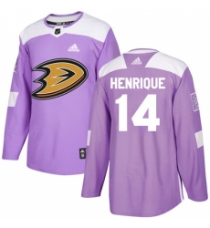 Men's Adidas Anaheim Ducks #14 Adam Henrique Authentic Purple Fights Cancer Practice NHL Jersey Men's Adidas Anaheim Ducks #14 Adam Henrique Authentic Purple Fights Cancer Practice NHL Jersey