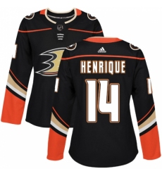 Women's Adidas Anaheim Ducks #14 Adam Henrique Authentic Black Home NHL Jersey Women's Adidas Anaheim Ducks #14 Adam Henrique Authentic Black Home NHL Jersey