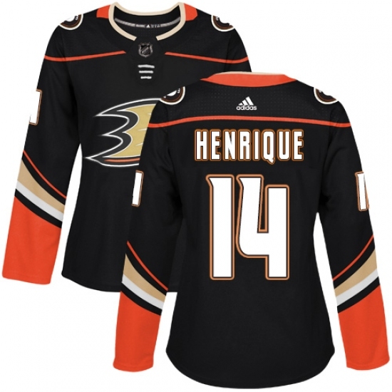 Women's Adidas Anaheim Ducks #14 Adam Henrique Authentic Black Home NHL Jersey Women's Adidas Anaheim Ducks #14 Adam Henrique Authentic Black Home NHL Jersey