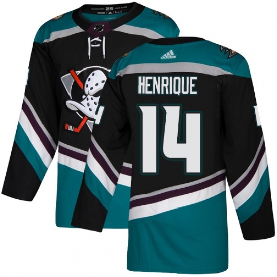 Youth Adidas Anaheim Ducks #14 Adam Henrique Authentic Black Teal Third NHL Jersey Youth Adidas Anaheim Ducks #14 Adam Henrique Authentic Black Teal Third NHL Jersey