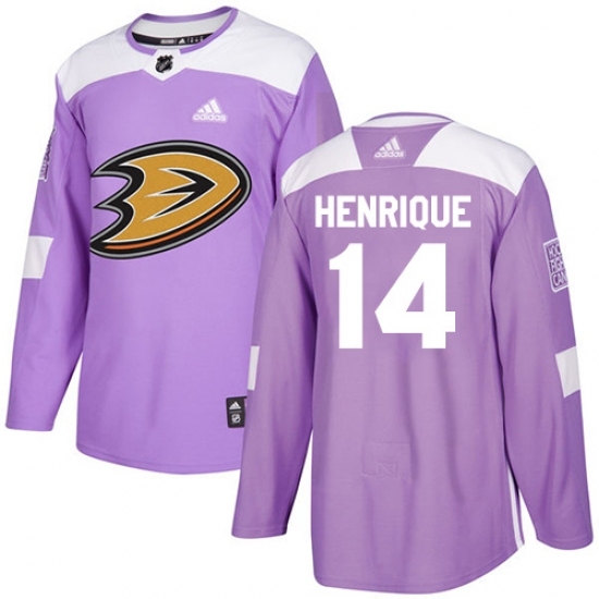 Youth Adidas Anaheim Ducks #14 Adam Henrique Authentic Purple Fights Cancer Practice NHL Jersey Youth Adidas Anaheim Ducks #14 Adam Henrique Authentic Purple Fights Cancer Practice NHL Jersey