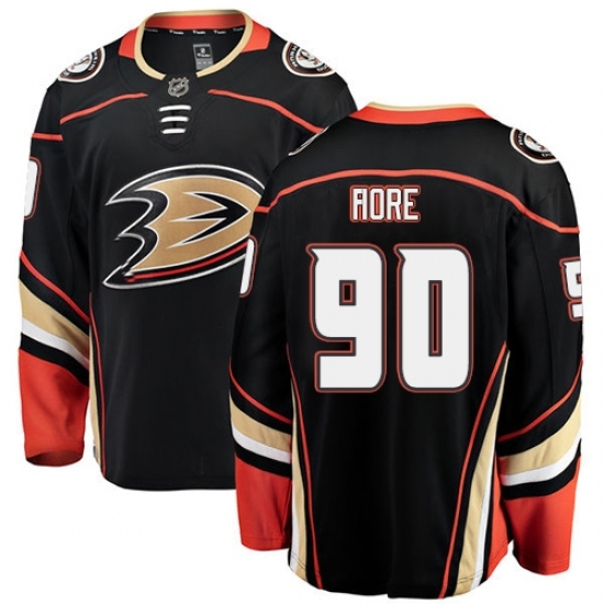 Youth Anaheim Ducks #90 Giovanni Fiore Fanatics Branded Black Home Breakaway NHL Jersey Youth Anaheim Ducks #90 Giovanni Fiore Fanatics Branded Black Home Breakaway NHL Jersey