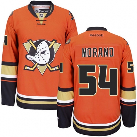 Women's Reebok Anaheim Ducks #54 Antoine Morand Authentic Orange Third NHL Jersey Women's Reebok Anaheim Ducks #54 Antoine Morand Authentic Orange Third NHL Jersey
