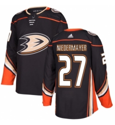 Youth Adidas Anaheim Ducks #27 Scott Niedermayer Authentic Black Home NHL Jersey