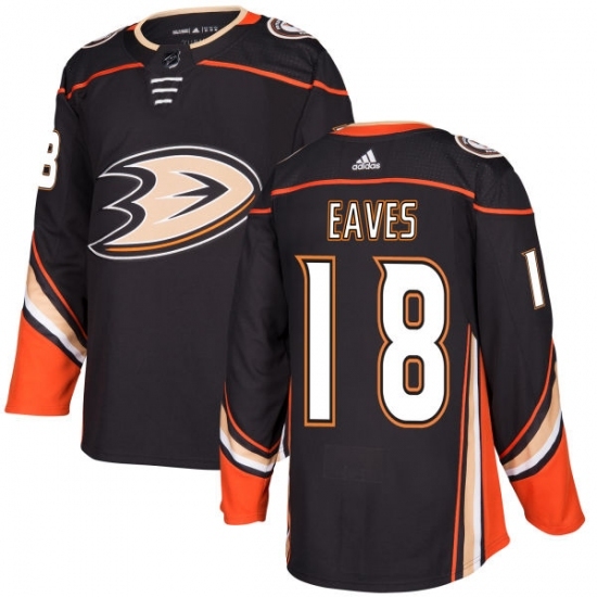 Men's Adidas Anaheim Ducks #18 Patrick Eaves Authentic Black Home NHL Jersey Men's Adidas Anaheim Ducks #18 Patrick Eaves Authentic Black Home NHL Jersey