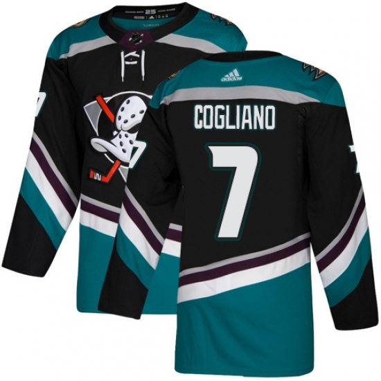 Youth Adidas Anaheim Ducks #7 Andrew Cogliano Authentic Black Teal Third NHL Jersey Youth Adidas Anaheim Ducks #7 Andrew Cogliano Authentic Black Teal Third NHL Jersey