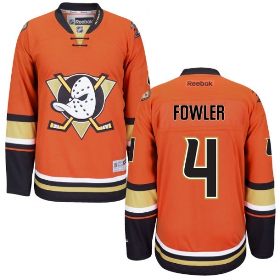 Women's Reebok Anaheim Ducks #4 Cam Fowler Authentic Orange Third NHL Jersey Women's Reebok Anaheim Ducks #4 Cam Fowler Authentic Orange Third NHL Jersey