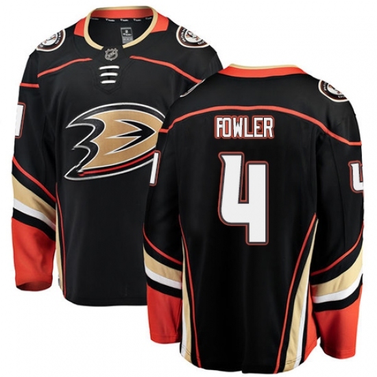 Youth Anaheim Ducks #4 Cam Fowler Fanatics Branded Black Home Breakaway NHL Jersey Youth Anaheim Ducks #4 Cam Fowler Fanatics Branded Black Home Breakaway NHL Jersey