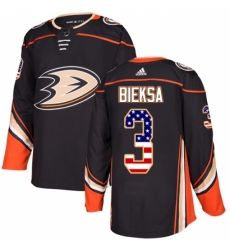 Men's Adidas Anaheim Ducks #3 Kevin Bieksa Authentic Black USA Flag Fashion NHL Jersey Men's Adidas Anaheim Ducks #3 Kevin Bieksa Authentic Black USA Flag Fashion NHL Jersey