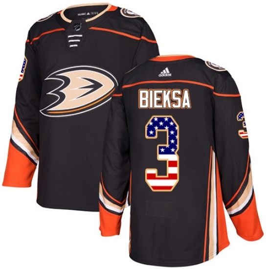 Youth Adidas Anaheim Ducks #3 Kevin Bieksa Authentic Black USA Flag Fashion NHL Jersey Youth Adidas Anaheim Ducks #3 Kevin Bieksa Authentic Black USA Flag Fashion NHL Jersey