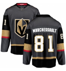 Men's Vegas Golden Knights #81 Jonathan Marchessault Authentic Black Home Fanatics Branded Breakaway NHL Jersey