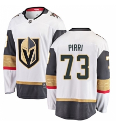 Men's Vegas Golden Knights #73 Brandon Pirri Authentic White Away Fanatics Branded Breakaway NHL Jersey