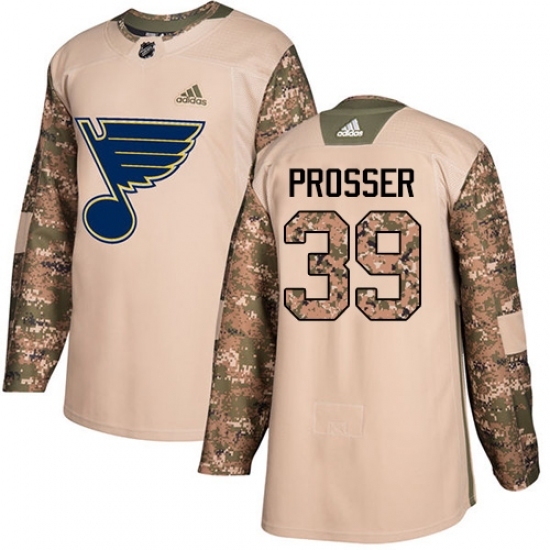 Youth Adidas St. Louis Blues #39 Nate Prosser Authentic Camo Veterans Day Practice NHL Jersey Youth Adidas St. Louis Blues #39 Nate Prosser Authentic Camo Veterans Day Practice NHL Jersey