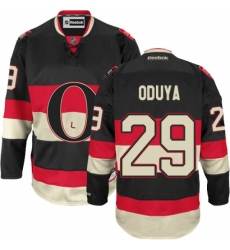 Men's Reebok Ottawa Senators #29 Johnny Oduya Authentic Black Third NHL Jersey
