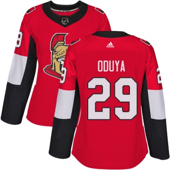 Women's Adidas Ottawa Senators #29 Johnny Oduya Authentic Red Home NHL Jersey Women's Adidas Ottawa Senators #29 Johnny Oduya Authentic Red Home NHL Jersey
