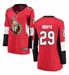 Women's Ottawa Senators #29 Johnny Oduya Fanatics Branded Red Home Breakaway NHL Jersey