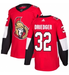 Youth Adidas Ottawa Senators #32 Chris Driedger Authentic Red Home NHL Jersey