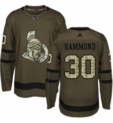 Youth Adidas Ottawa Senators #30 Andrew Hammond Authentic Green Salute to Service NHL Jersey Youth Adidas Ottawa Senators #30 Andrew Hammond Authentic Green Salute to Service NHL Jersey