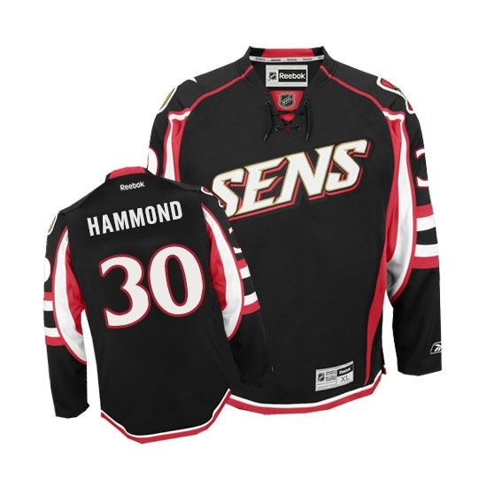 Youth Reebok Ottawa Senators #30 Andrew Hammond Authentic Black Third NHL Jersey Youth Reebok Ottawa Senators #30 Andrew Hammond Authentic Black Third NHL Jersey