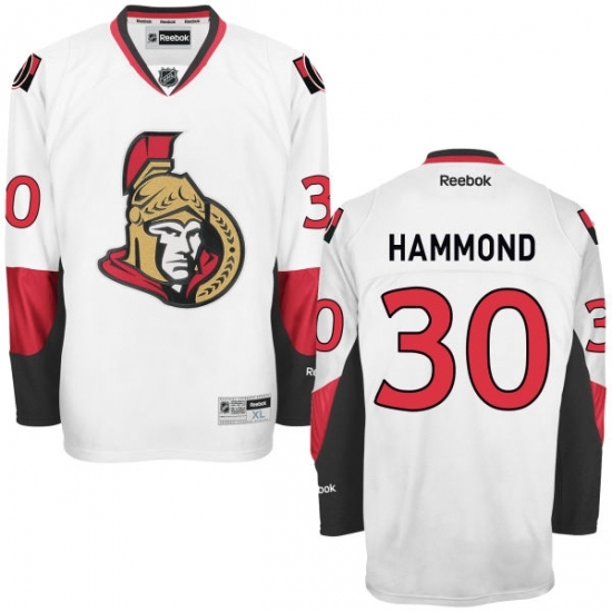 Youth Reebok Ottawa Senators #30 Andrew Hammond Authentic White Away NHL Jersey Youth Reebok Ottawa Senators #30 Andrew Hammond Authentic White Away NHL Jersey