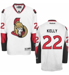 Men's Reebok Ottawa Senators #22 Chris Kelly Authentic White Away NHL Jersey Men's Reebok Ottawa Senators #22 Chris Kelly Authentic White Away NHL Jersey