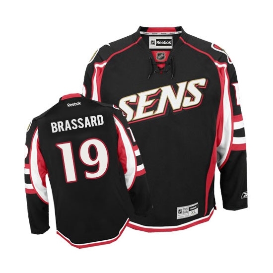 Youth Reebok Ottawa Senators #19 Derick Brassard Authentic Black Third NHL Jersey Youth Reebok Ottawa Senators #19 Derick Brassard Authentic Black Third NHL Jersey
