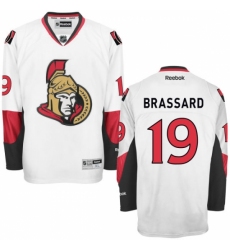 Youth Reebok Ottawa Senators #19 Derick Brassard Authentic White Away NHL Jersey