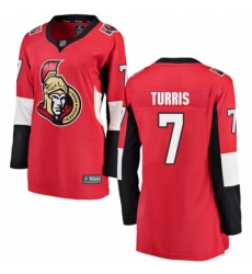 Women's Ottawa Senators #7 Kyle Turris Fanatics Branded Red Home Breakaway NHL Jersey