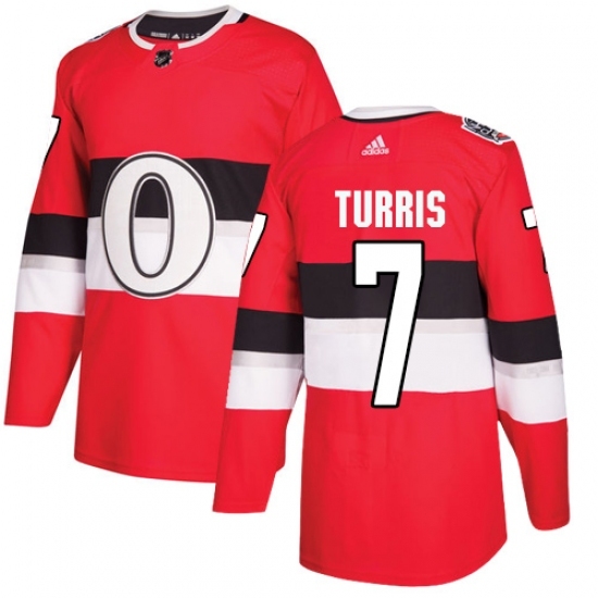 Youth Adidas Ottawa Senators #7 Kyle Turris Authentic Red 2017 100 Classic NHL Jersey Youth Adidas Ottawa Senators #7 Kyle Turris Authentic Red 2017 100 Classic NHL Jersey