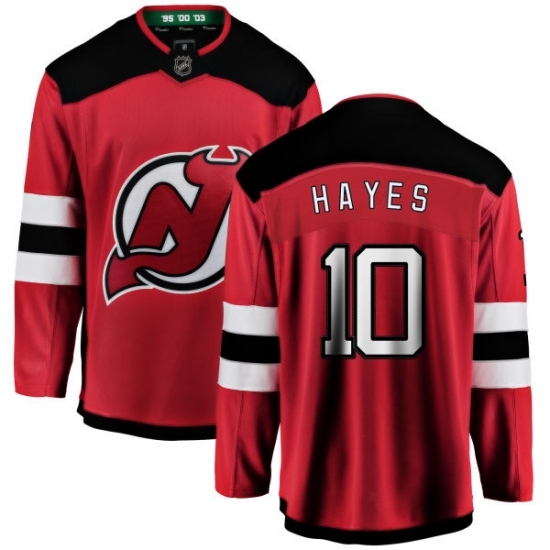 Youth New Jersey Devils #10 Jimmy Hayes Fanatics Branded Red Home Breakaway NHL Jersey Youth New Jersey Devils #10 Jimmy Hayes Fanatics Branded Red Home Breakaway NHL Jersey