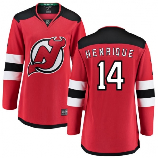 Women's New Jersey Devils #14 Adam Henrique Fanatics Branded Red Home Breakaway NHL Jersey Women's New Jersey Devils #14 Adam Henrique Fanatics Branded Red Home Breakaway NHL Jersey