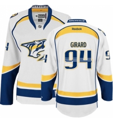 Women's Reebok Nashville Predators #94 Samuel Girard Authentic White Away NHL Jersey Women's Reebok Nashville Predators #94 Samuel Girard Authentic White Away NHL Jersey