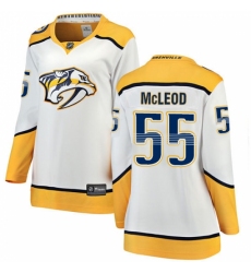 Women's Nashville Predators #55 Cody McLeod Fanatics Branded White Away Breakaway NHL Jersey