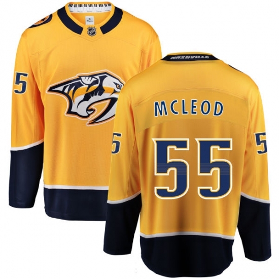 Youth Nashville Predators #55 Cody McLeod Fanatics Branded Gold Home Breakaway NHL Jersey Youth Nashville Predators #55 Cody McLeod Fanatics Branded Gold Home Breakaway NHL Jersey