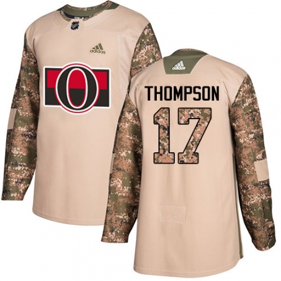 Youth Adidas Ottawa Senators #17 Nate Thompson Authentic Camo Veterans Day Practice NHL Jersey Youth Adidas Ottawa Senators #17 Nate Thompson Authentic Camo Veterans Day Practice NHL Jersey