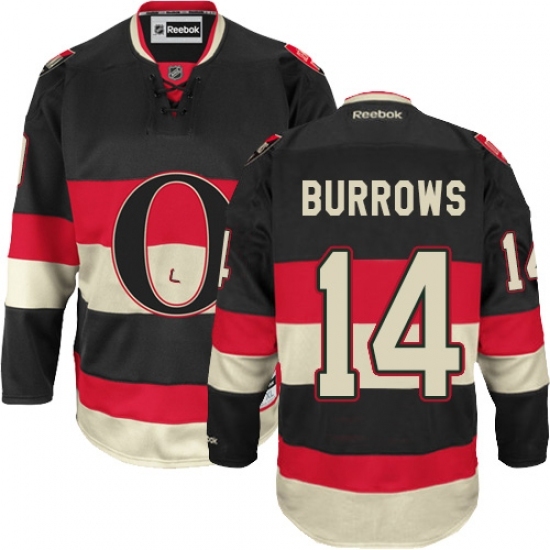 Youth Reebok Ottawa Senators #14 Alexandre Burrows Authentic Black Third NHL Jersey Youth Reebok Ottawa Senators #14 Alexandre Burrows Authentic Black Third NHL Jersey