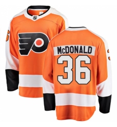 Youth Philadelphia Flyers #36 Colin McDonald Fanatics Branded Orange Home Breakaway NHL Jersey