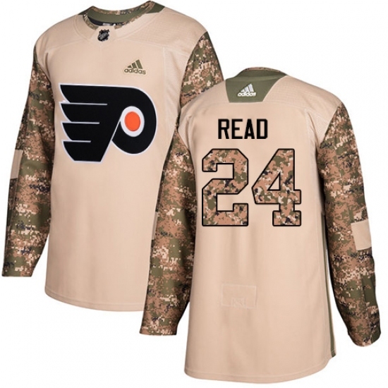 Men's Adidas Philadelphia Flyers #24 Matt Read Authentic Camo Veterans Day Practice NHL Jersey Men's Adidas Philadelphia Flyers #24 Matt Read Authentic Camo Veterans Day Practice NHL Jersey