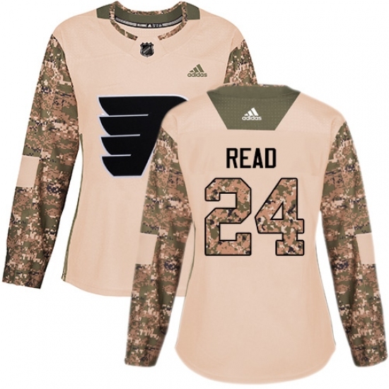 Women's Adidas Philadelphia Flyers #24 Matt Read Authentic Camo Veterans Day Practice NHL Jersey Women's Adidas Philadelphia Flyers #24 Matt Read Authentic Camo Veterans Day Practice NHL Jersey
