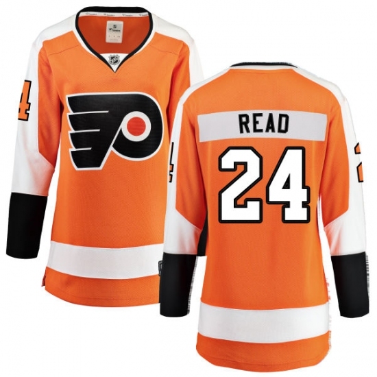 Women's Philadelphia Flyers #24 Matt Read Fanatics Branded Orange Home Breakaway NHL Jersey Women's Philadelphia Flyers #24 Matt Read Fanatics Branded Orange Home Breakaway NHL Jersey