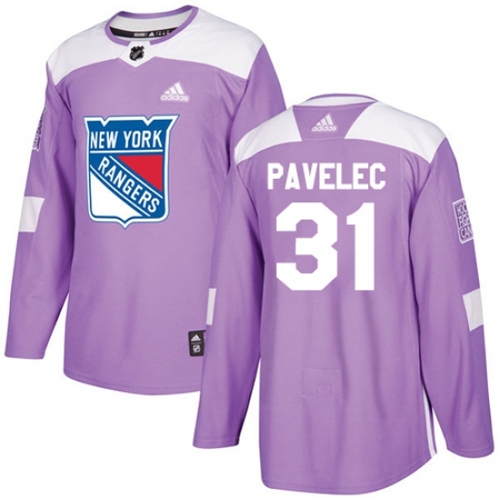 Youth Adidas New York Rangers #31 Ondrej Pavelec Authentic Purple Fights Cancer Practice NHL Jersey Youth Adidas New York Rangers #31 Ondrej Pavelec Authentic Purple Fights Cancer Practice NHL Jersey