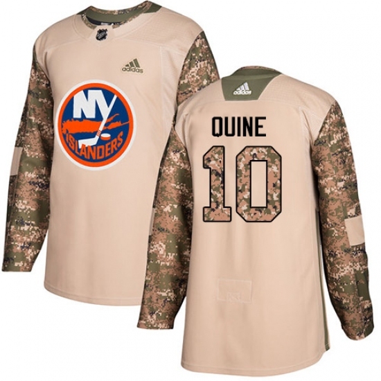 Youth Adidas New York Islanders #10 Alan Quine Authentic Camo Veterans Day Practice NHL Jersey Youth Adidas New York Islanders #10 Alan Quine Authentic Camo Veterans Day Practice NHL Jersey