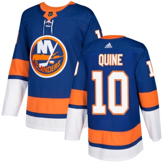 Youth Adidas New York Islanders #10 Alan Quine Authentic Royal Blue Home NHL Jersey Youth Adidas New York Islanders #10 Alan Quine Authentic Royal Blue Home NHL Jersey