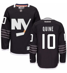 Youth Reebok New York Islanders #10 Alan Quine Authentic Black Third NHL Jersey